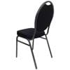 Picture of NES Reliable Teardrop Back Banquet Chair with Silver Vein Frame