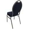 Picture of NES Reliable Teardrop Back Banquet Chair with Silver Vein Frame