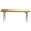 Picture of NES 6ft x 18" Wood Rectangle Folding Training Table