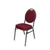 Picture of NES Reliable Teardrop Back Banquet Chair with Silver Vein Frame