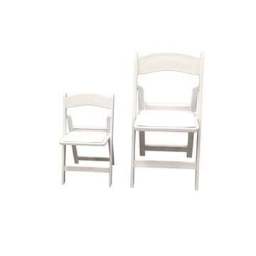 Picture of NES Reliable Children's White Resin Folding Chairs