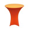 Orange 36 inch spandex table cover