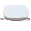 White Chiavari Chair Cushion Slip Cover - back