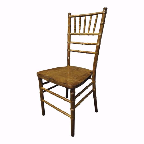 NES Dark Fruitwood Chiavari Chair