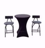 Tradeshow Cocktail Table & Bar Chairs Package