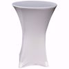 Ivory 30 inch Spandex Cocktail Tablecover