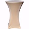 Champagne 30 inch Spandex Cocktail Tablecover
