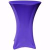 Purple 30 inch Spandex Cocktail Tablecover