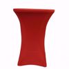Red 30 inch Spandex Cocktail Tablecover