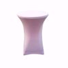Light Pink 30 inch Spandex Cocktail Tablecover