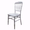 NES Reliable Silver Resin Napoleon Chair - Side Front