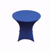 Royal Blue 30 inch round low cocktail spandex table cover