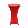 Orange-Red 24 inch Spandex Cocktail Table Cover
