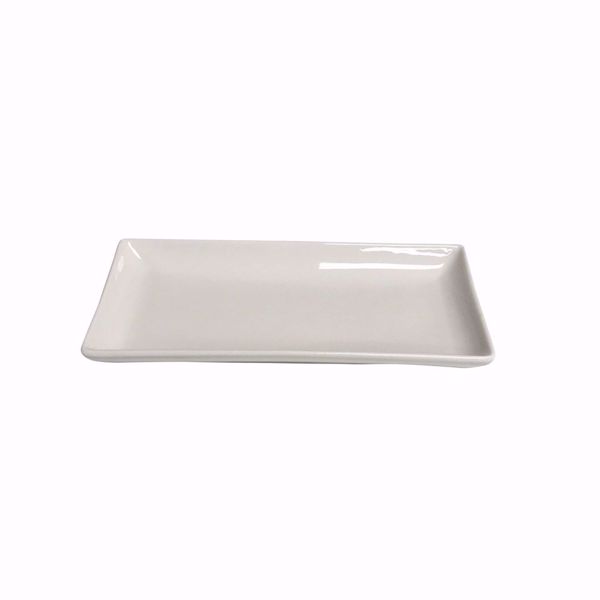 10.5" x 5" Rectangular Platter - side top