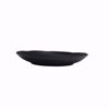 Ebony 10.5" Black Matte Round Bowl - side