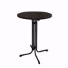 Black Folding Pedestal Table