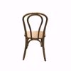 Pecan Wooden Bentwood Chair - Stackable - Back