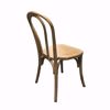 Pecan Wooden Bentwood Chair - Stackable - Right Back