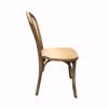 Pecan Wooden Bentwood Chair - Stackable - Right Side