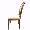 Wood King Louis Chair-Non-Stackable - Left Side