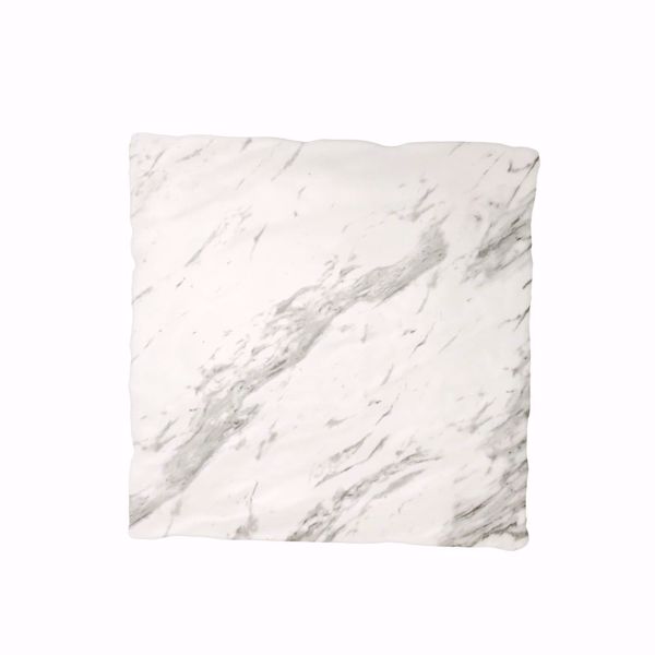 14" Square Faux Marble Melamine Platter