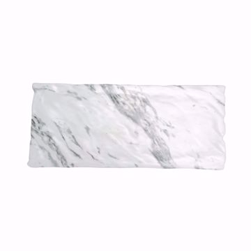 7" x 16" Rectangle Faux Marble Melamine Platter