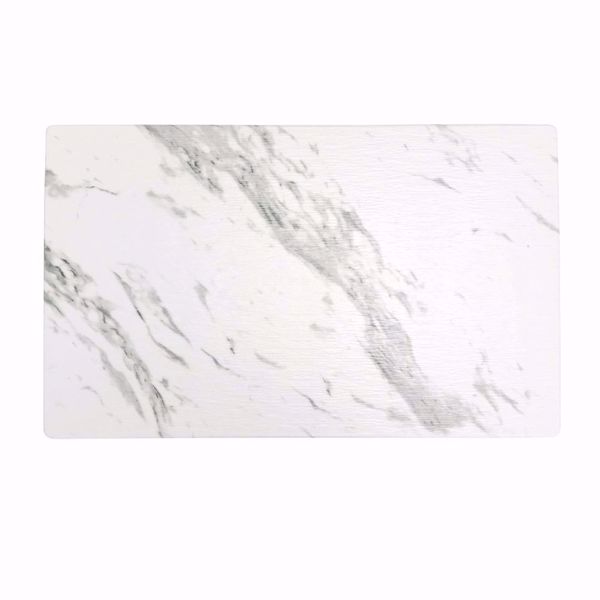 21" x 13" Faux Marble Melamine Platter