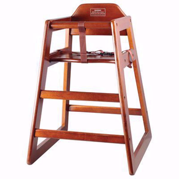 Walnut Wood Baby High Chair