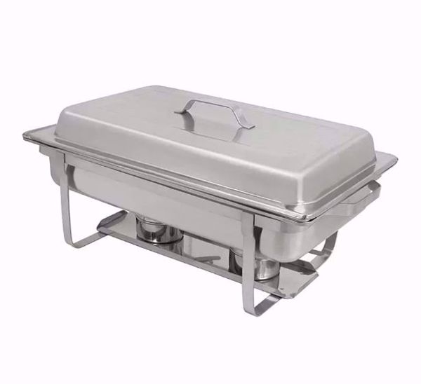 Value 8qt Stackable Full-Size Chafer with Lift-off Lid