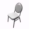 Picture of NES Reliable Teardrop Back Banquet Chair with Silver Vein Frame