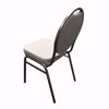 Picture of NES Reliable Teardrop Back Banquet Chair with Silver Vein Frame