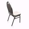 Picture of NES Reliable Teardrop Back Banquet Chair with Silver Vein Frame