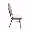Picture of NES Reliable Teardrop Back Banquet Chair with Silver Vein Frame