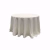 108 inch round polyester tablecloth - ivory