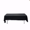60x102inch polyester tablecloths - black