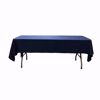 60x102inch polyester tablecloths - navy blue