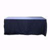 90x132 inch polyester tablecloths - navy blue