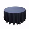 120 inch round polyester tablecloth - navy blue