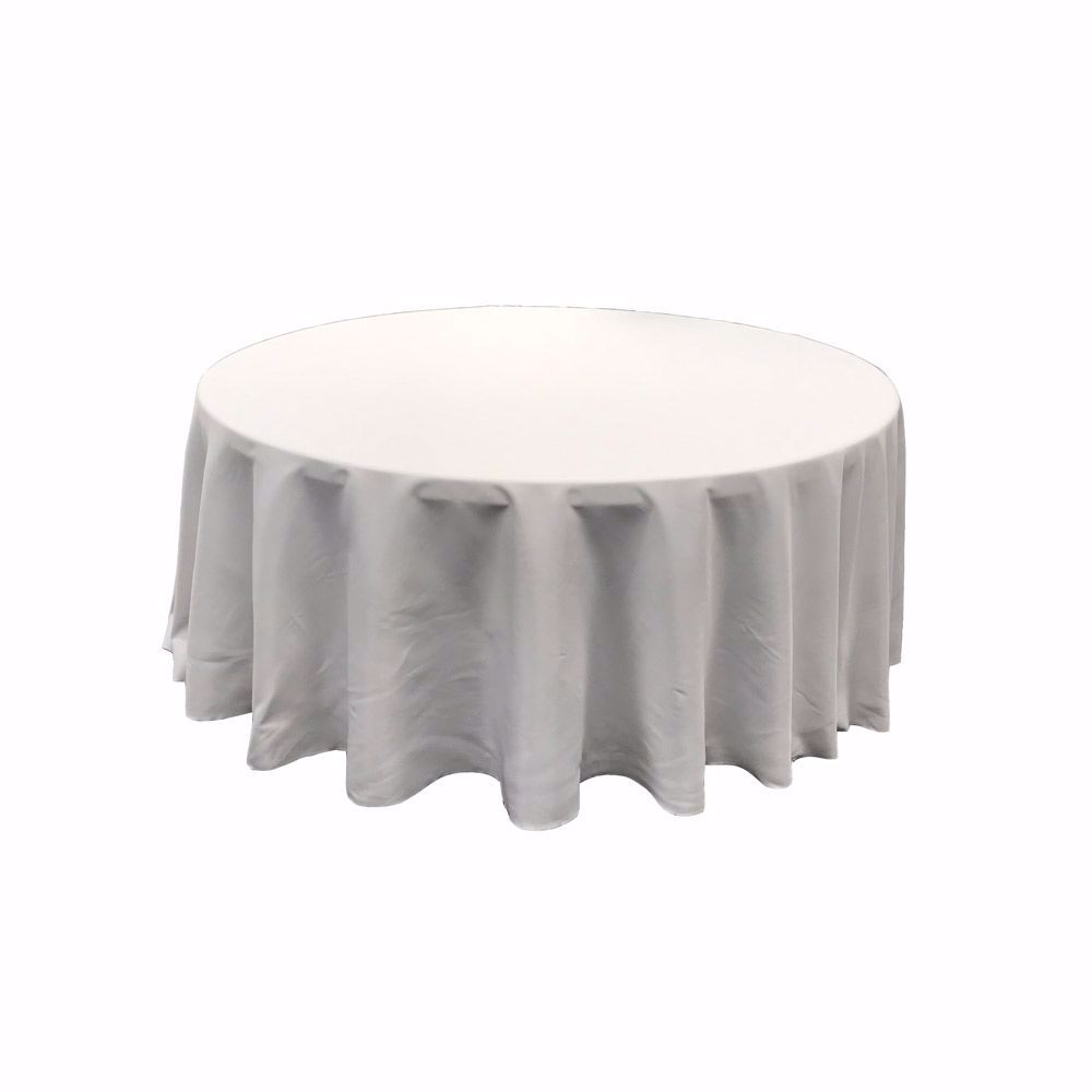 132 inch Round Polyester Tablecloth | National Event Supply