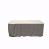 6ft fitted tablecloths - grey - front