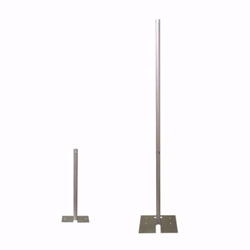 2in diameter fixed height uprights