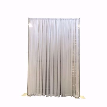 Adjustable Height Sheer Wedding Backdrop Kit 