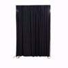 Pipe & Drape Backdrop Kit - 12ft LCB with Black Poly Premier