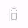 Polycarbonate 19oz Plastic Drink Tumbler Dimensions