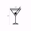 Serenity Martini Glass Dimensions