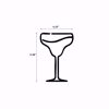 Victoria Crystal 9oz Margarita Glass Dimensions