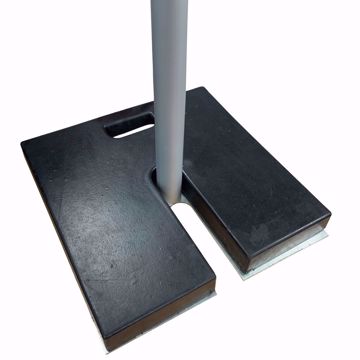 Rubber Base Weight - on base